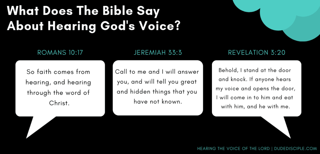 hearing the voice of God scriptures