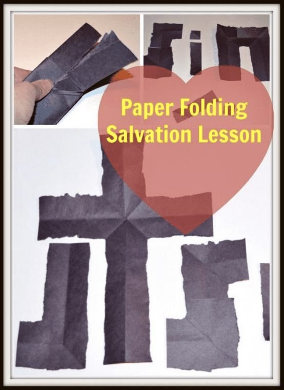 paper folding salvation lesson