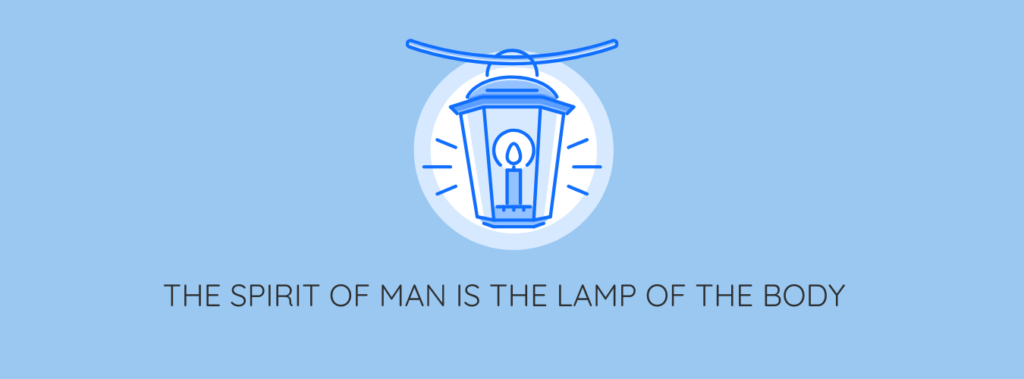 the spirit of man is the lamp of the body