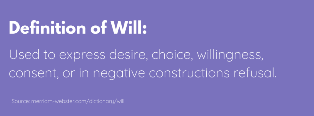 defining your will