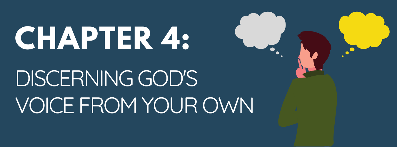 how to discern Gods voice from your voice