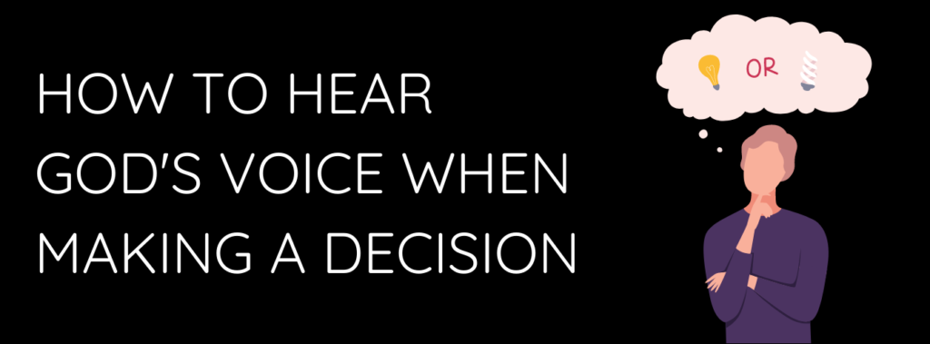 ask god about tiny decisions