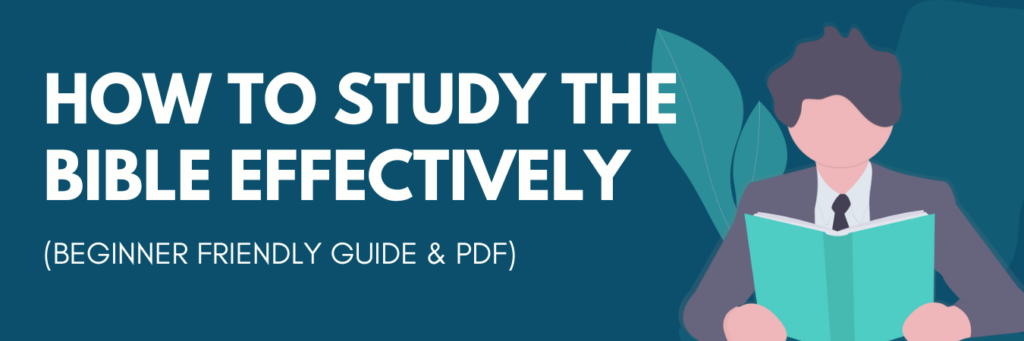 How to study the Bible effectively for beginners PDF guide 